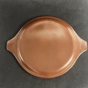 vintage pyrex lid brown white 20-c5 tab handles casserole lid replacement